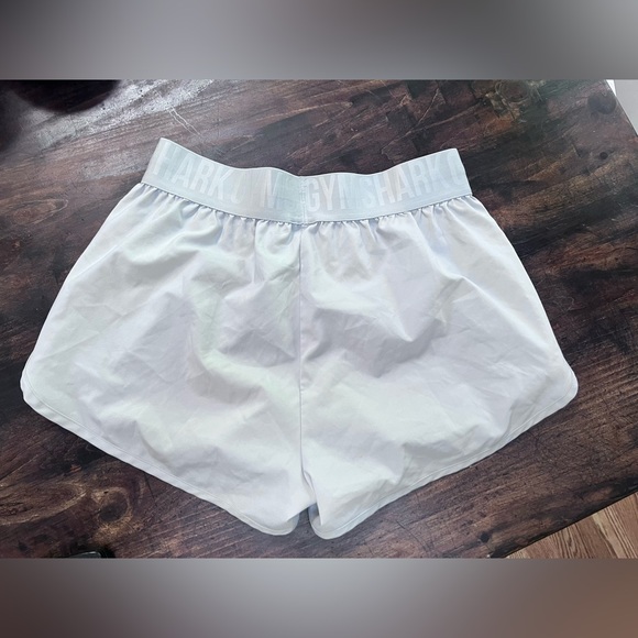 Gymshark Women's Light Grey Shorts - Picture 2 of 5